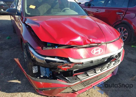 2025 Hyundai Elantra Sel Sport из США, поврежденный, VIN KMHLM4DGXSU010610